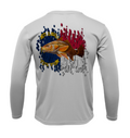 Treway Outdoors Redfish NC Flag Performance Long Sleeve