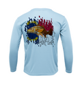 Treway Outdoors Redfish NC Flag Performance Long Sleeve