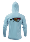 Treway Outdoors Flounder NC Performance Hooded Long Sleeve