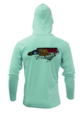 Treway Outdoors Flounder NC Performance Hooded Long Sleeve