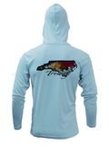 Treway Outdoors Redfish NC Performance Hooded Long Sleeve