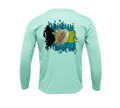 Treway Outdoors Conch Bahamas Flag Performance Long Sleeve
