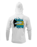 Treway Outdoors Bonefish Bahamas Flag Hooded Long Sleeve