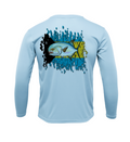 Treway Outdoors Permit Bahamas Flag Performance Long Sleeve