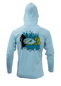 Treway Outdoors Permit Bahamas Flag Hooded Long Sleeve