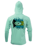 Treway Outdoors Permit Bahamas Flag Hooded Long Sleeve
