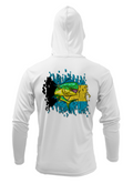 Treway Outdoors Mahi Bahamas Flag Hooded Long Sleeve