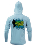 Treway Outdoors Mahi Bahamas Flag Hooded Long Sleeve