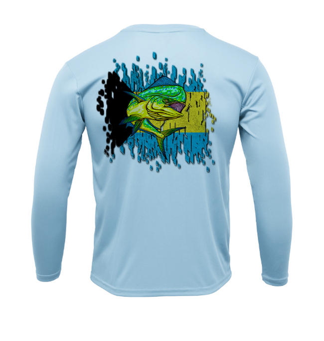 Treway Outdoors Mahi Bahamas Flag Performance Long Sleeve