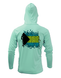 Treway Outdoors Bahamas Flag Hooded Long Sleeve