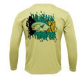 Treway Outdoors Permit Bahamas Flag Performance Long Sleeve