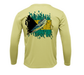 Treway Outdoors Wahoo Bahamas Flag Performance Long Sleeve