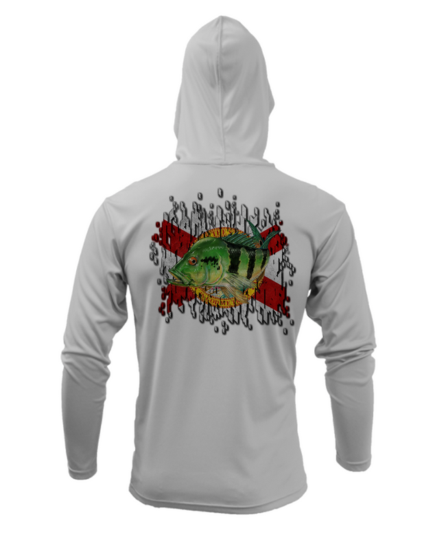 Treway Outdoors Florida Peacock Bass Hooded Long Sleeve