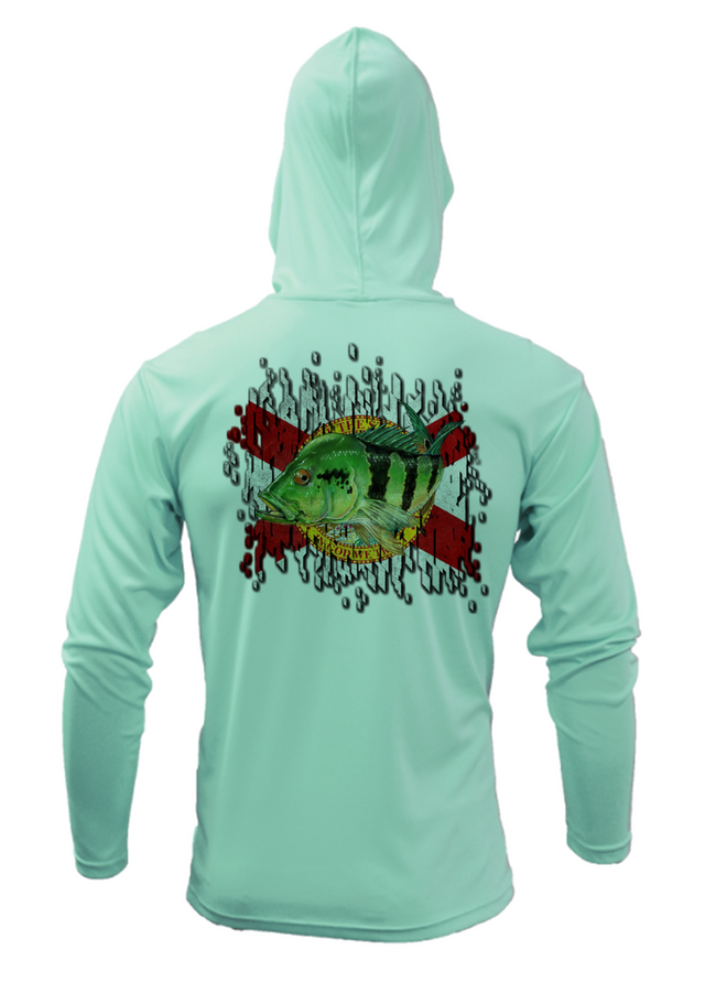 Treway Outdoors Florida Peacock Bass Hooded Long Sleeve
