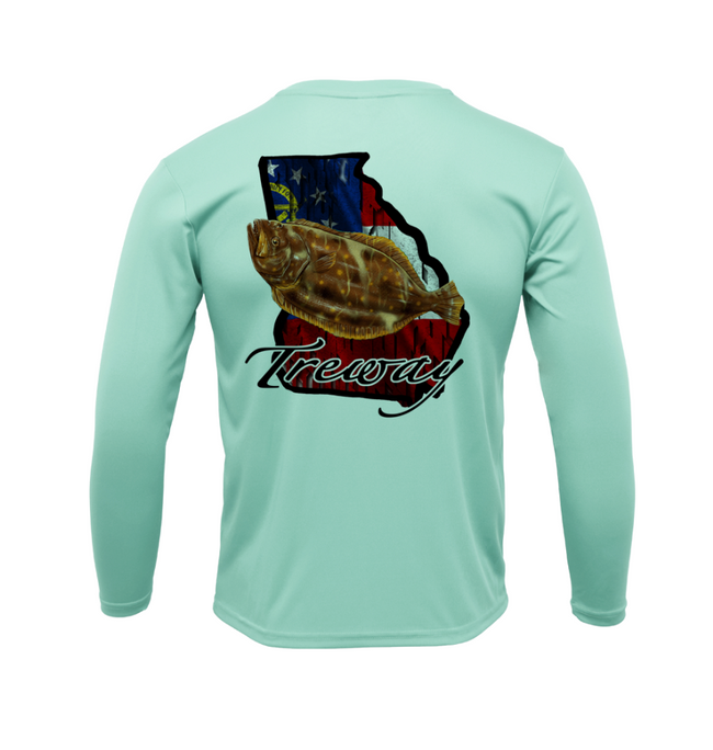 Treway Outdoors Flounder Georgia Performance Long Sleeve