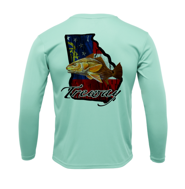 Treway Outdoors Redfish Georgia Performance Long Sleeve
