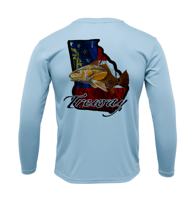 Treway Outdoors Redfish Georgia Performance Long Sleeve