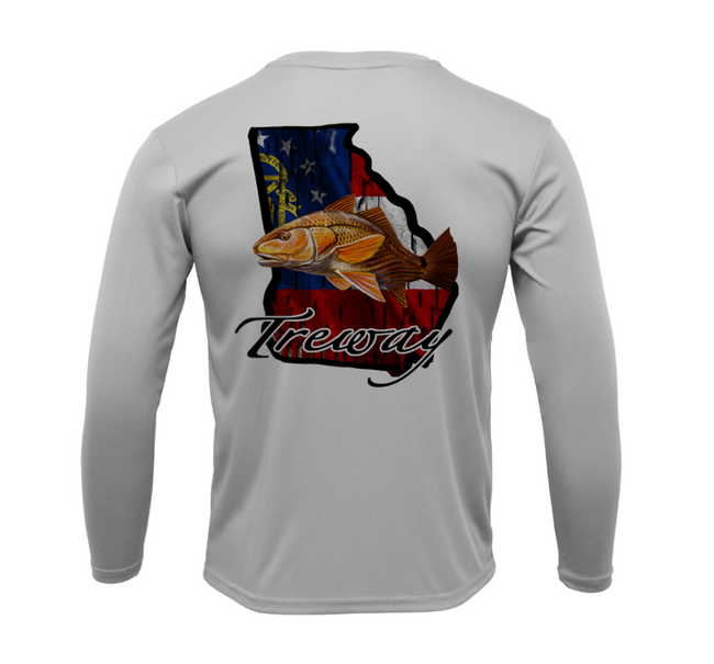 Treway Outdoors Redfish Georgia Performance Long Sleeve