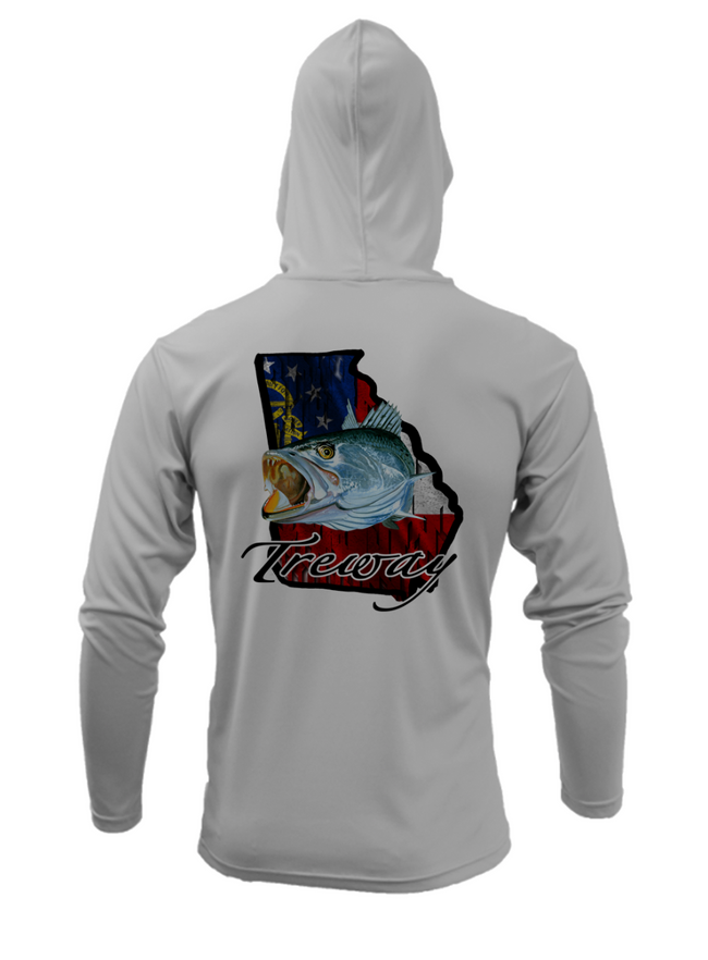 Treway Outdoors Trout Georgia Performance Hooded Long Sleeve