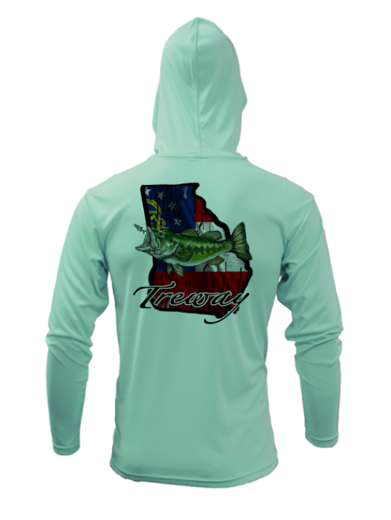 Treway Outdoors Largemouth Georgia Performance Hooded Long Sleeve