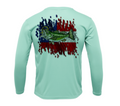 Treway Outdoors Largemouth Georgia Flag Performance Long Sleeve