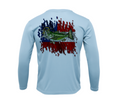 Treway Outdoors Largemouth Georgia Flag Performance Long Sleeve