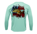 Treway Outdoors Redfish Georgia Flag Performance Long Sleeve