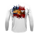 Treway Outdoors Redfish Georgia Flag Performance Long Sleeve