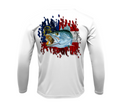 Treway Outdoors Trout Georgia Flag Performance Long Sleeve