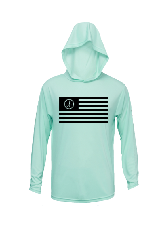 Treway Flag Logo Hooded Long Sleeve