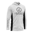 Treway White Cell-Tek Performance Hooded Long Sleeve + Treway Buff